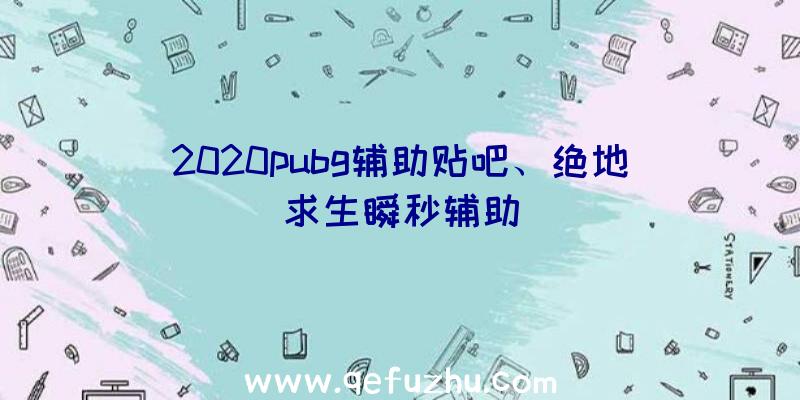 2020pubg辅助贴吧、绝地求生瞬秒辅助