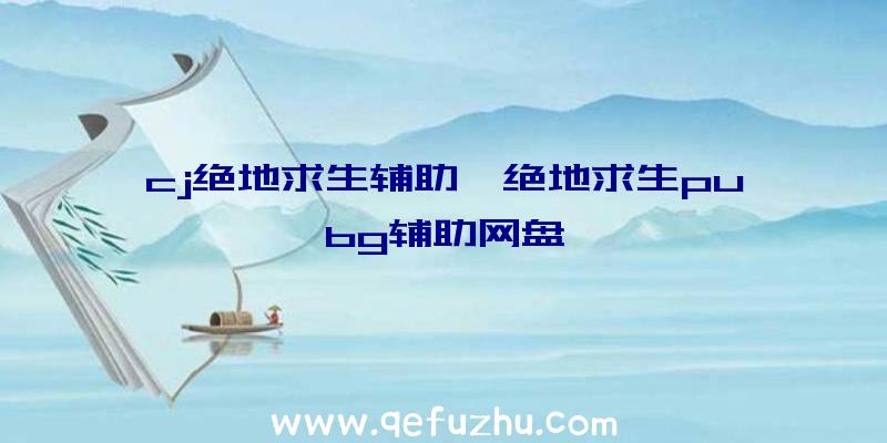 cj绝地求生辅助、绝地求生pubg辅助网盘