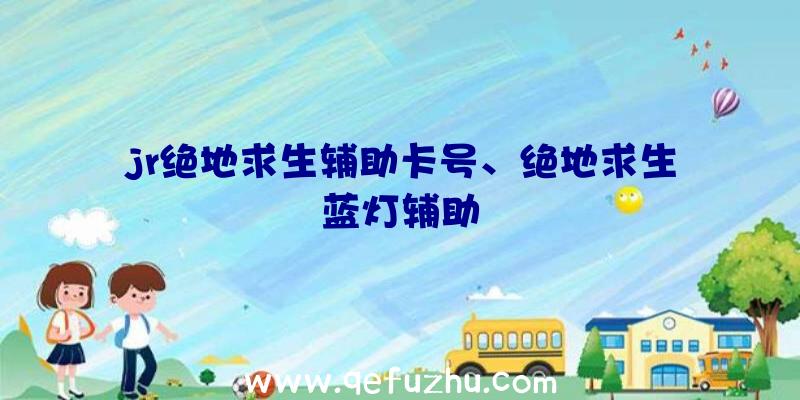 jr绝地求生辅助卡号、绝地求生蓝灯辅助