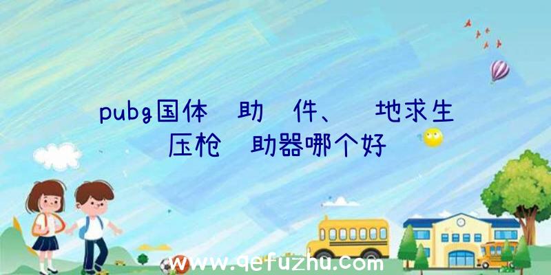 pubg国体辅助软件、绝地求生压枪辅助器哪个好