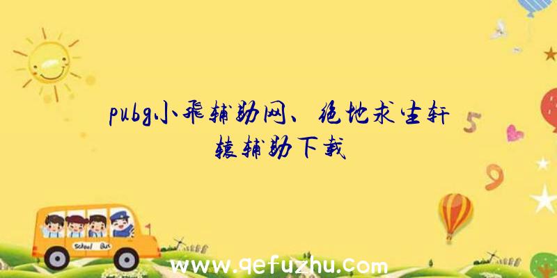 pubg小飞辅助网、绝地求生轩辕辅助下载