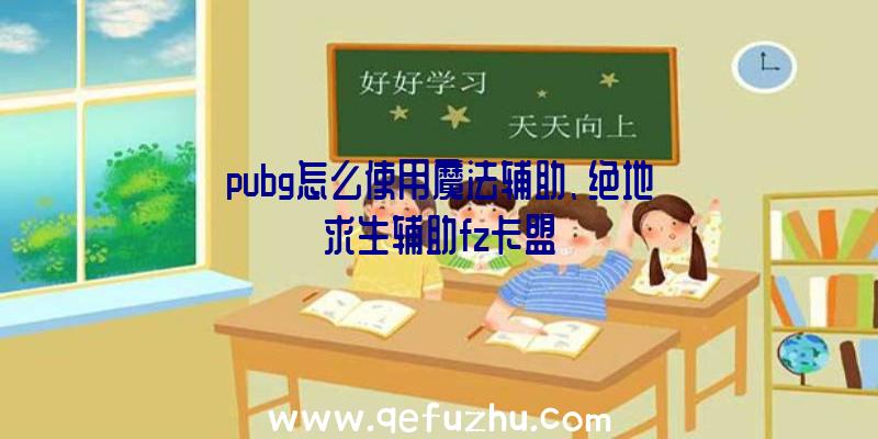 pubg怎么使用魔法辅助、绝地求生辅助fz卡盟