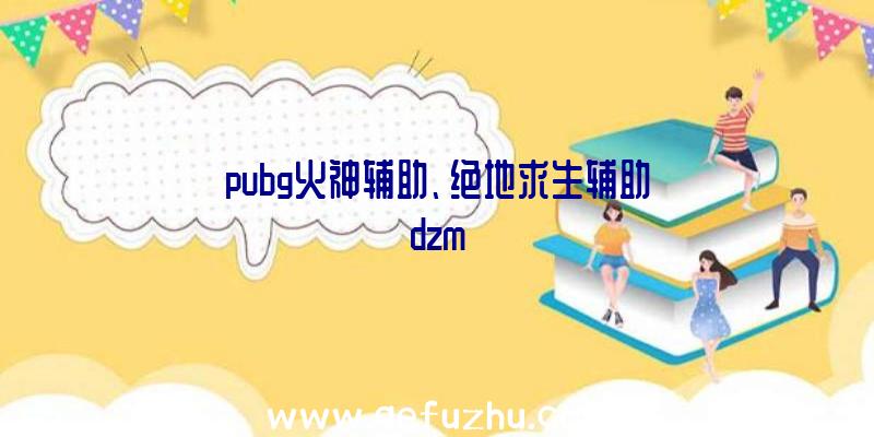 pubg火神辅助、绝地求生辅助dzm