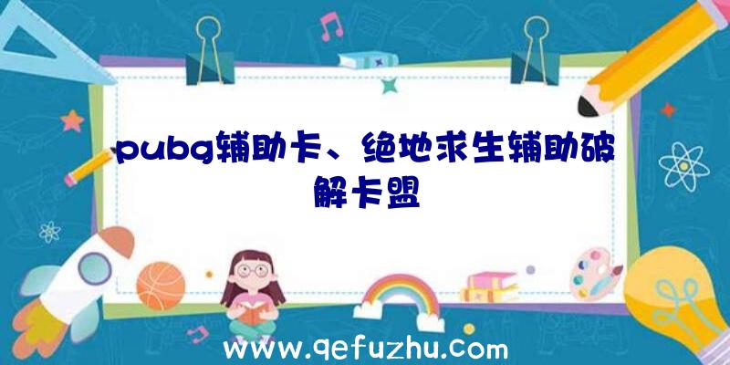 pubg辅助卡、绝地求生辅助破解卡盟