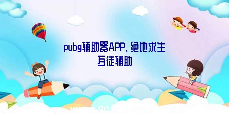 pubg辅助器APP、绝地求生歹徒辅助