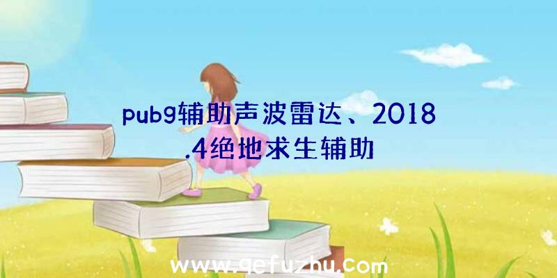 pubg辅助声波雷达、2018.4绝地求生辅助