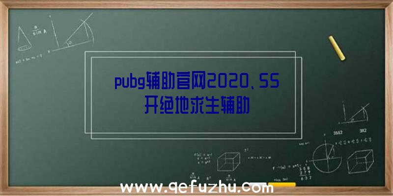 pubg辅助官网2020、55开绝地求生辅助