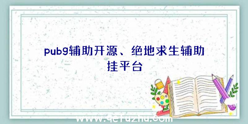 pubg辅助开源、绝地求生辅助挂平台