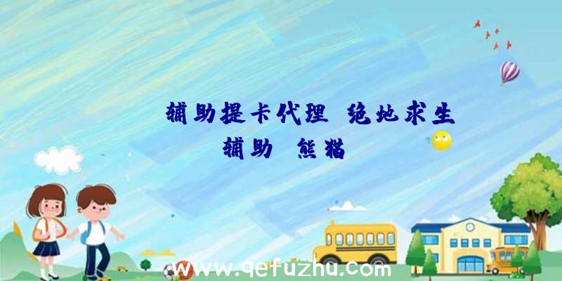 pubg辅助提卡代理、绝地求生辅助