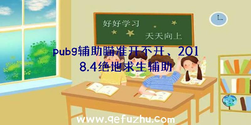 pubg辅助瞄准开不开、2018.4绝地求生辅助