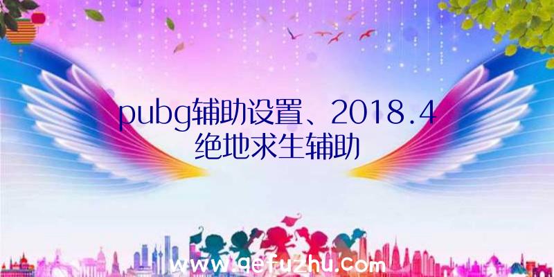 pubg辅助设置、2018.4绝地求生辅助