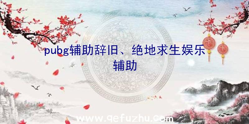 pubg辅助辞旧、绝地求生娱乐辅助