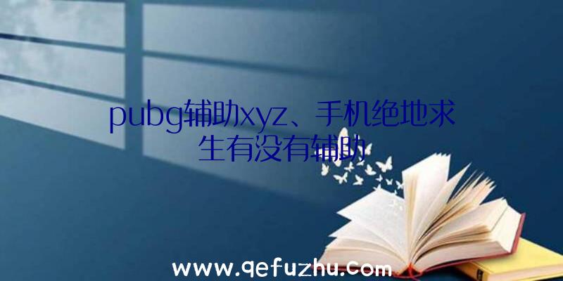 pubg辅助xyz、手机绝地求生有没有辅助