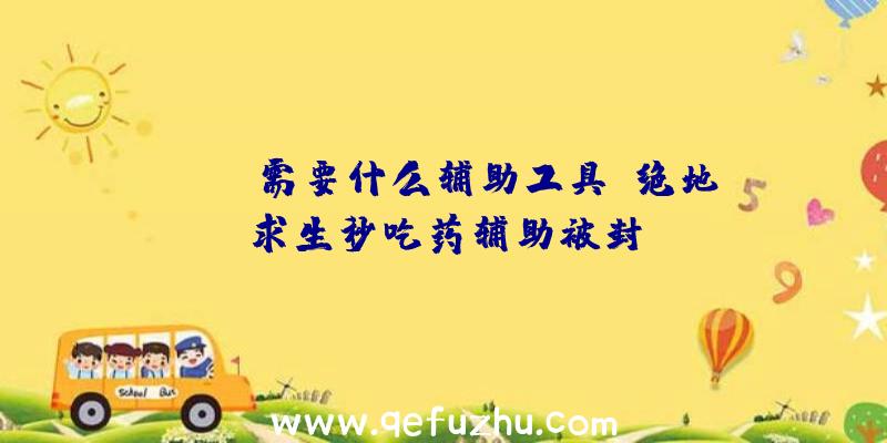 pubg需要什么辅助工具、绝地求生秒吃药辅助被封