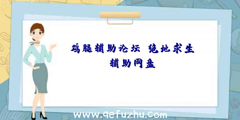 pubg鸡腿辅助论坛、绝地求生pubg辅助网盘