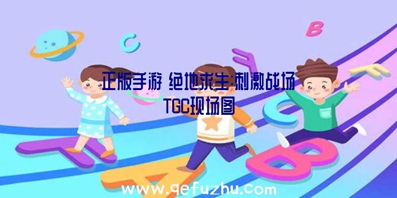 正版手游《绝地求生:刺激战场》TGC现场图