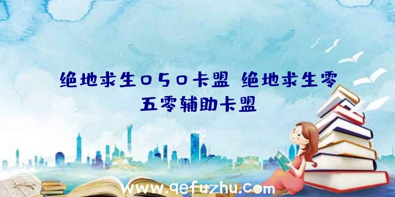 绝地求生050卡盟、绝地求生零五零辅助卡盟