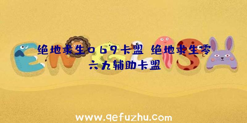 绝地求生069卡盟、绝地求生零六九辅助卡盟