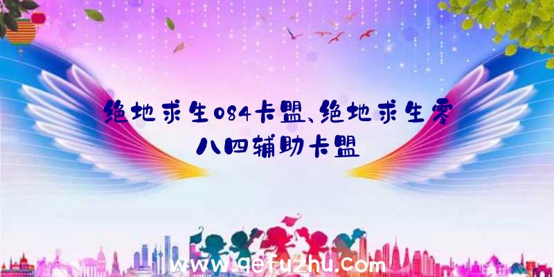 绝地求生084卡盟、绝地求生零八四辅助卡盟