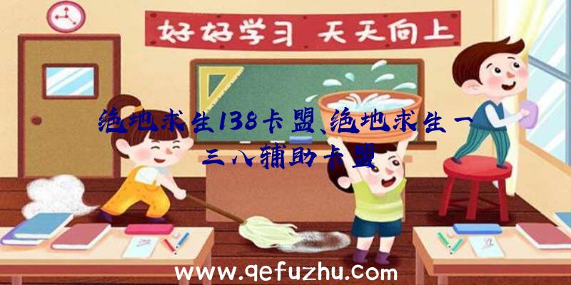 绝地求生138卡盟、绝地求生一三八辅助卡盟