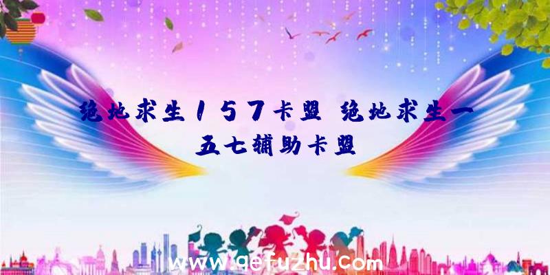 绝地求生157卡盟、绝地求生一五七辅助卡盟