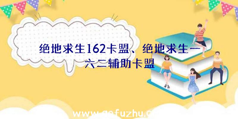 绝地求生162卡盟、绝地求生一六二辅助卡盟