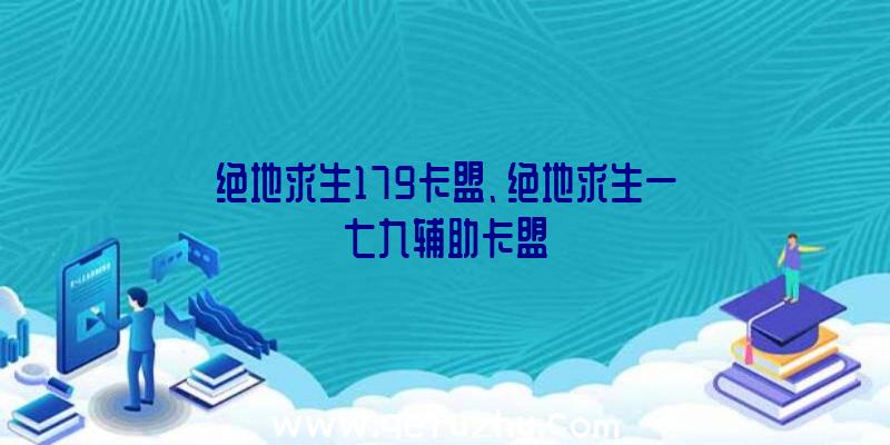 绝地求生179卡盟、绝地求生一七九辅助卡盟