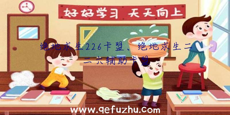 绝地求生226卡盟、绝地求生二二六辅助卡盟