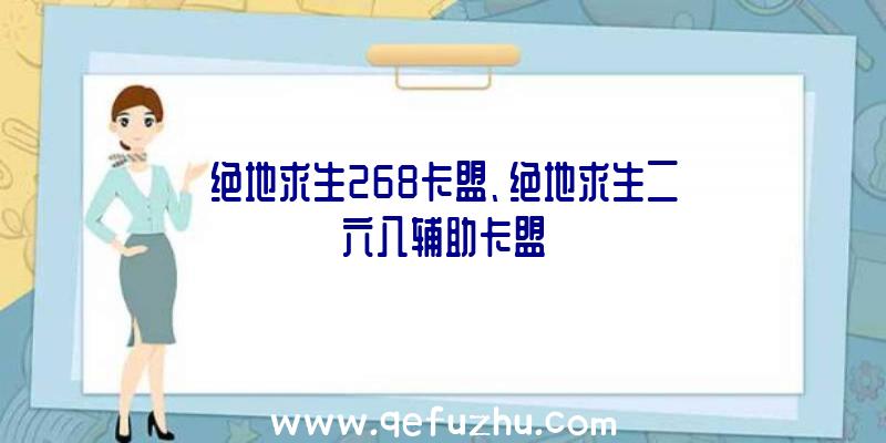 绝地求生268卡盟、绝地求生二六八辅助卡盟