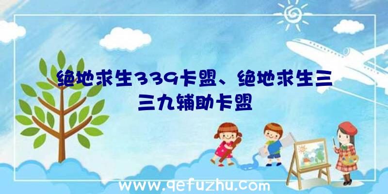 绝地求生339卡盟、绝地求生三三九辅助卡盟