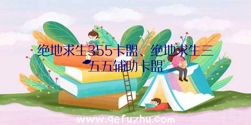 绝地求生355卡盟、绝地求生三五五辅助卡盟