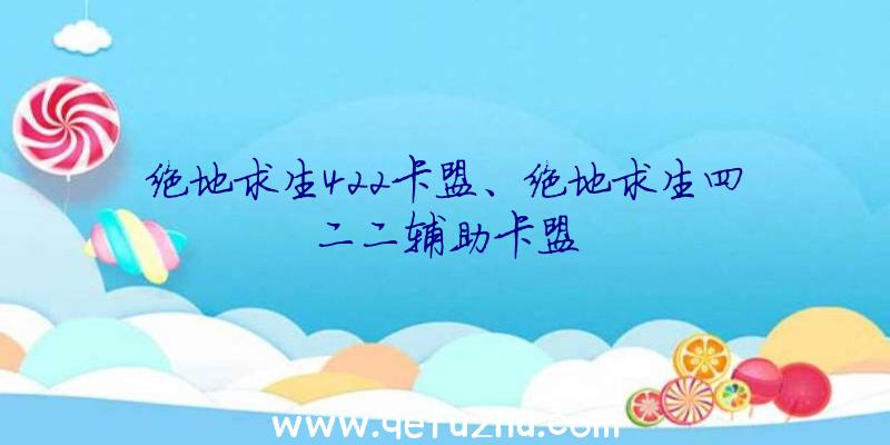 绝地求生422卡盟、绝地求生四二二辅助卡盟