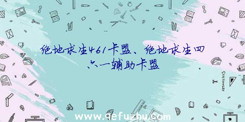 绝地求生461卡盟、绝地求生四六一辅助卡盟