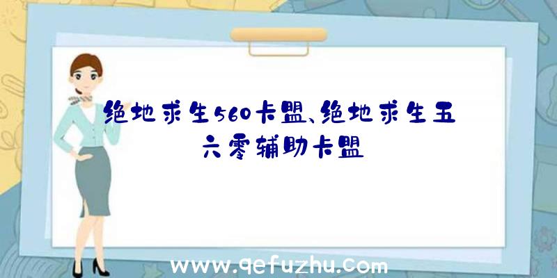 绝地求生560卡盟、绝地求生五六零辅助卡盟