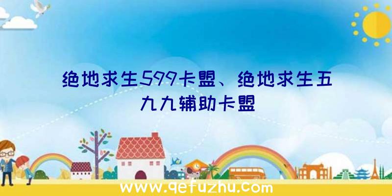 绝地求生599卡盟、绝地求生五九九辅助卡盟