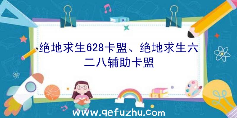 绝地求生628卡盟、绝地求生六二八辅助卡盟