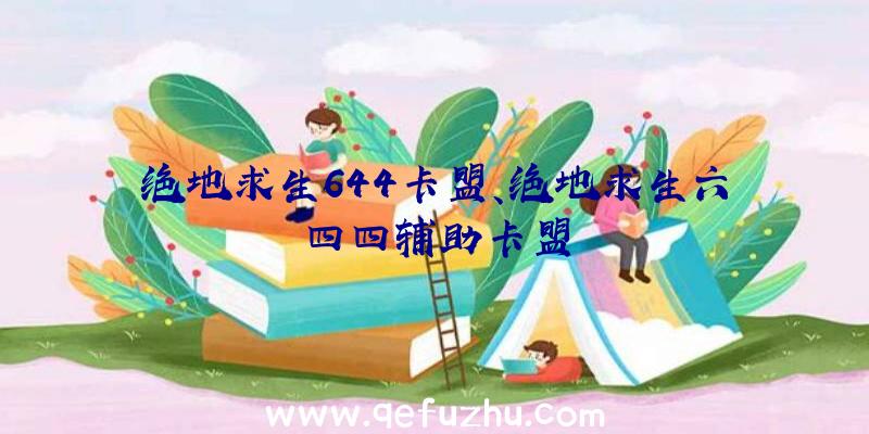 绝地求生644卡盟、绝地求生六四四辅助卡盟