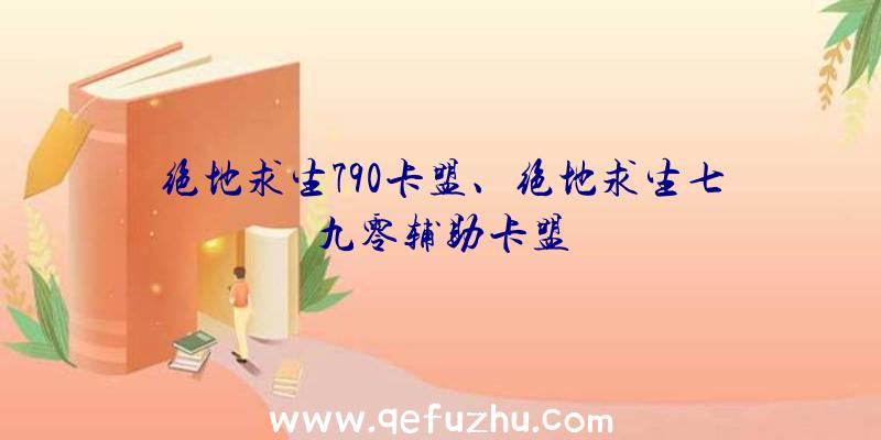 绝地求生790卡盟、绝地求生七九零辅助卡盟