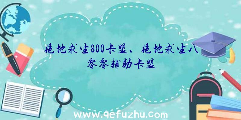 绝地求生800卡盟、绝地求生八零零辅助卡盟