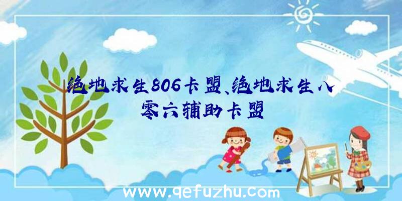 绝地求生806卡盟、绝地求生八零六辅助卡盟