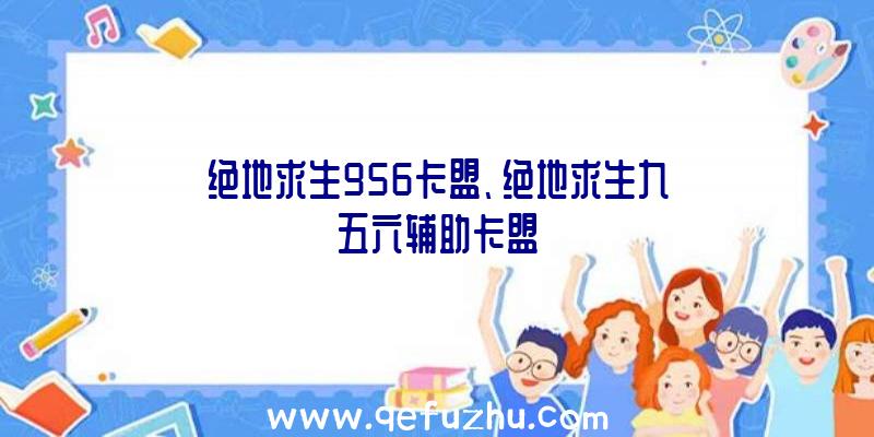 绝地求生956卡盟、绝地求生九五六辅助卡盟