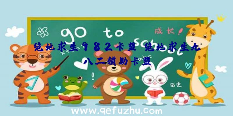 绝地求生982卡盟、绝地求生九八二辅助卡盟