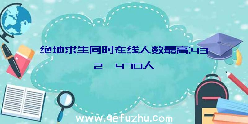 绝地求生同时在线人数最高:432,470人