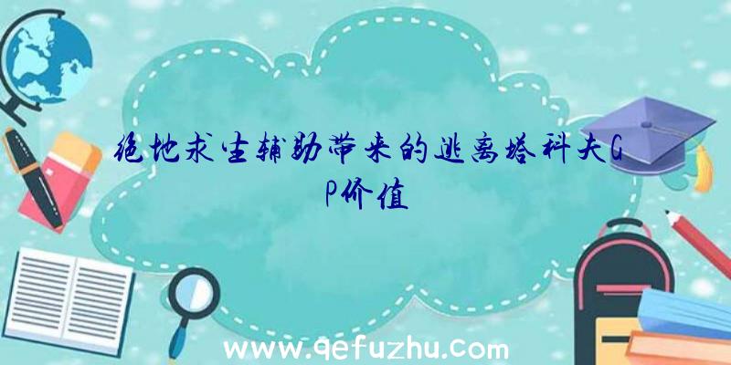 绝地求生辅助带来的逃离塔科夫GP价值