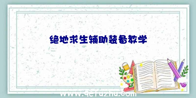 绝地求生辅助装备教学