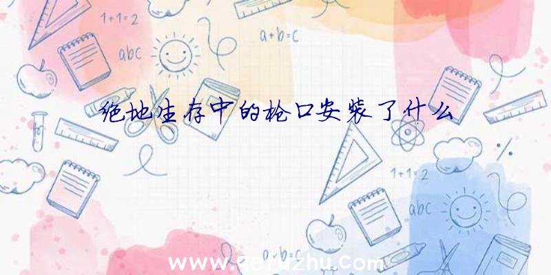 绝地生存中的枪口安装了什么