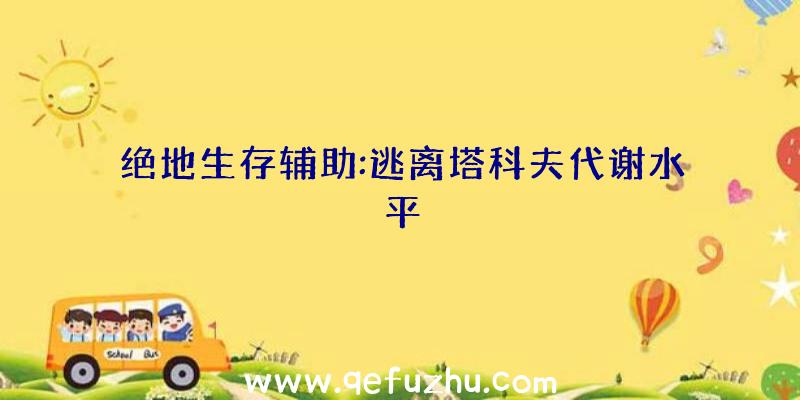 绝地生存辅助:逃离塔科夫代谢水平