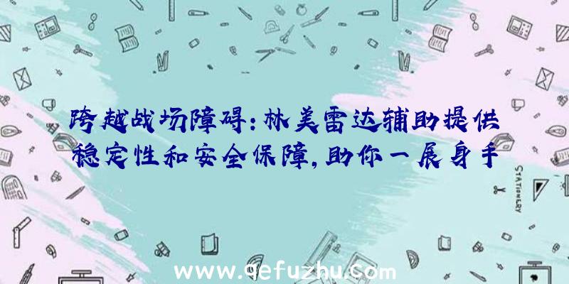 跨越战场障碍：林美雷达辅助提供稳定性和安全保障，助你一展身手