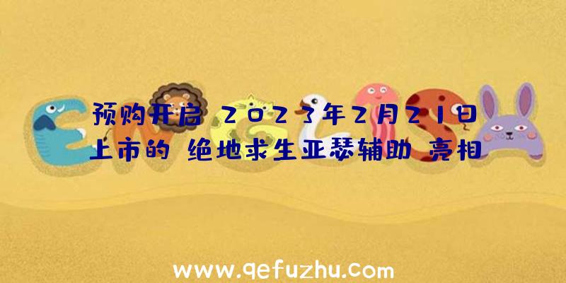 预购开启！2023年2月21日上市的《绝地求生亚瑟辅助》亮相，带你进入美妙疯狂的乌托邦世界